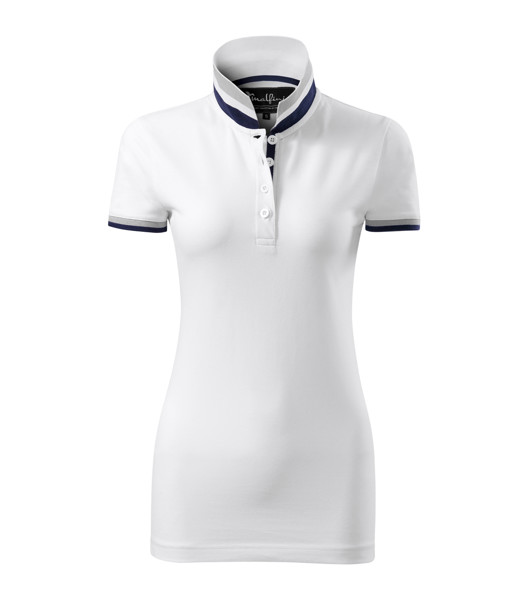 Polokošile Dámská Malfini Premium® Collar Up - Bílá / 2XL