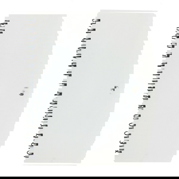 Notizbuch ca. A6 mit Kugelschreiber - weiß