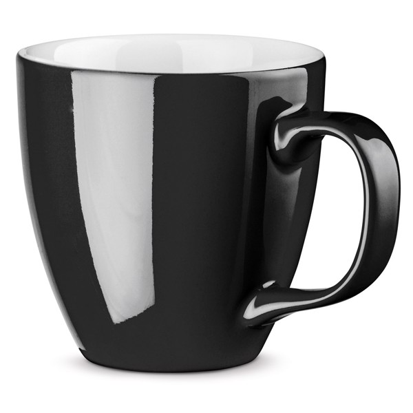 PANTHONY. Porcelain mug 450 ml - Black