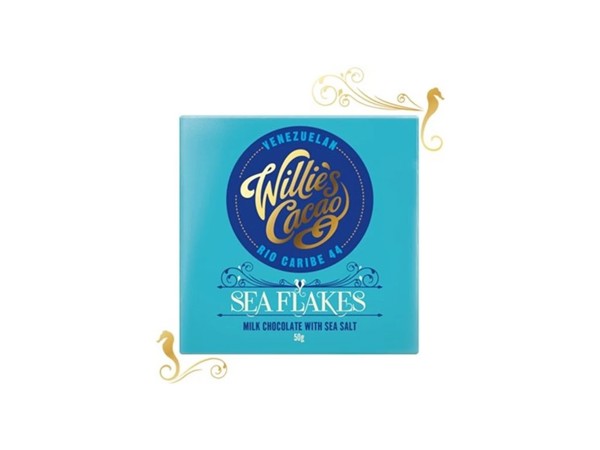 Čokoláda Willie's mliečna so soľou, Rio Caribe 44%
