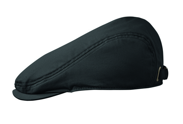 Newsboy flat cap 235 gr/m² Flat Peak - Black