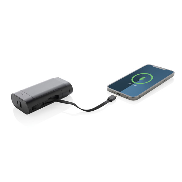 CycleCell powerbank 10.000 mAh, kabel tipa C