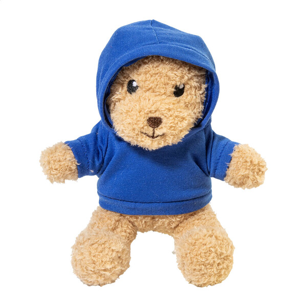 Rpet Pluh Teddy Bear With Hoodie Hobear - Blue