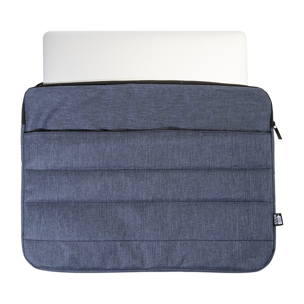 Sacoche Rpet Pour Ordinateur Portable Laddex - Bleu Foncé