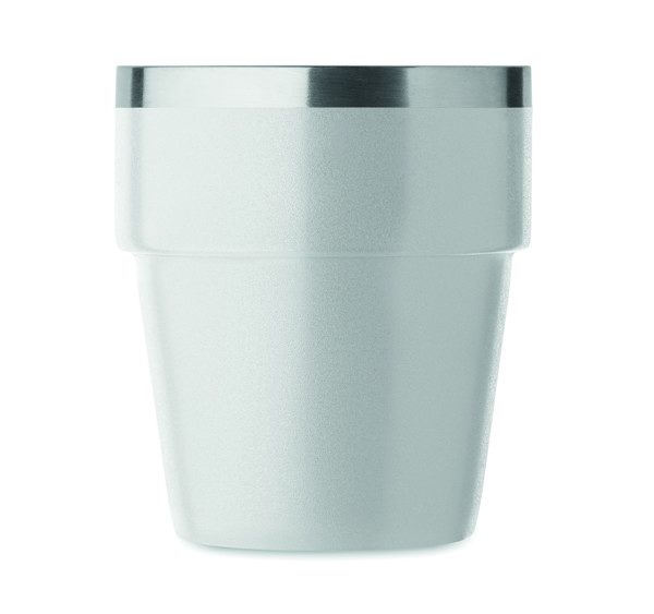 Gobelet double paroi 250 ml Acerito - Blanc