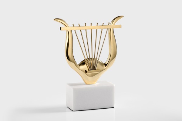 ΛΥΡΑ ΑΠΟΛΛΩΝΑ ΕΠΤΑΧΟΡΔΗ – ΣΕ ΜΑΡΜΑΡΙΝΗ ΒΑΣΗ – 221SH69Μ