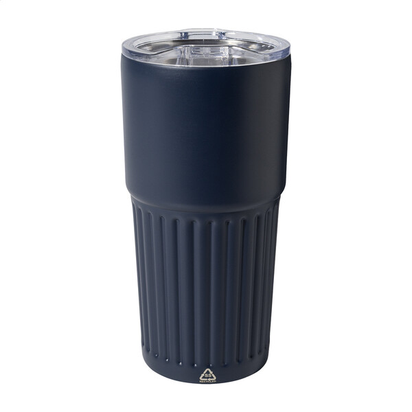 Mug thermos Streaky Tall - Bleu Foncé