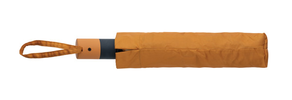 21" Impact AWARE™ 190T mini auto open umbrella - Sundial Orange