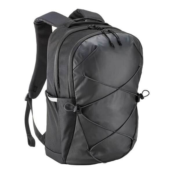 Laptop Backpack (15") In 600D Polyester - Black