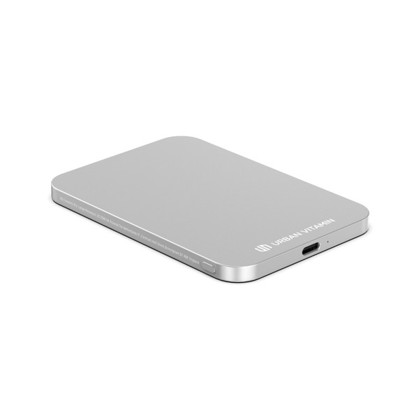 Urban Vitamin Burbank RCS plastic/alu  3000 mah powerbank - Silver