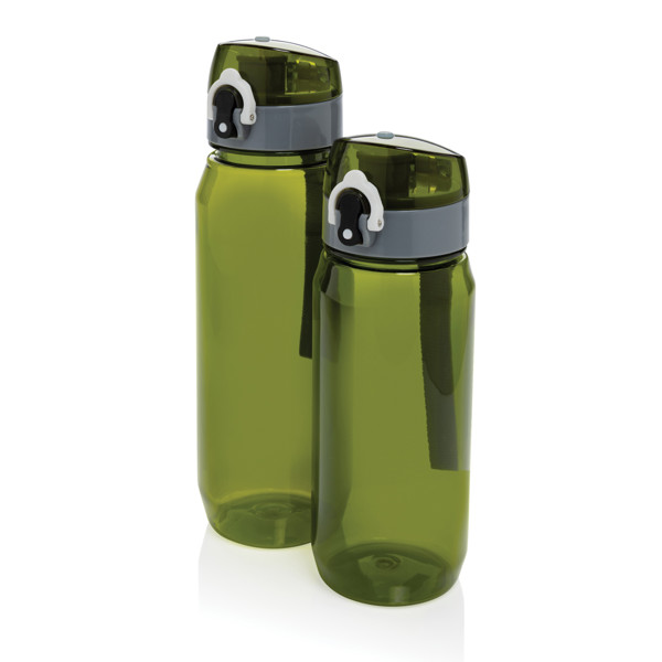 Yide športna steklenica rPET z zaklepom, 600 ml - Zelena