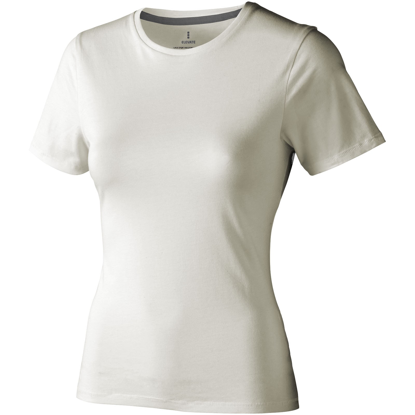 Nanaimo short sleeve women's T-shirt - Light Grey / XXL
