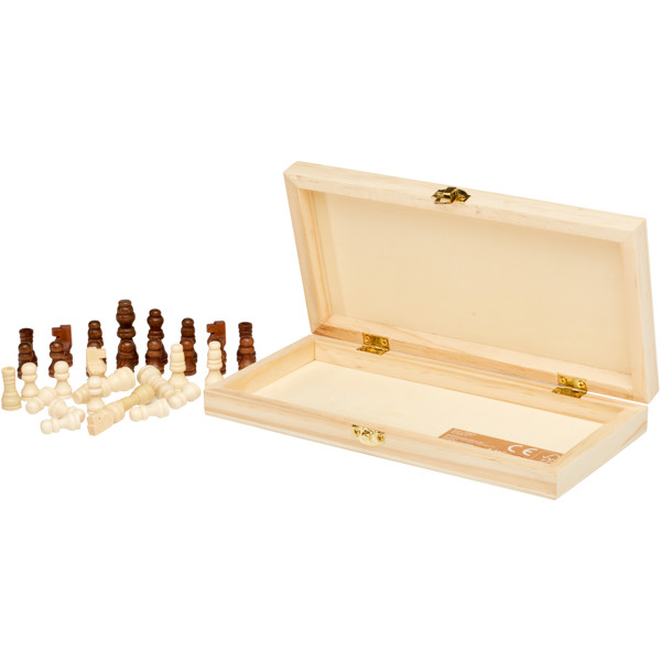 Jeu d'échecs King en bois