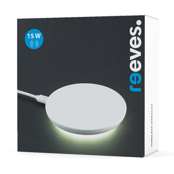 Chargeur Sans Fil NOMEXY - blanc / 15 Watt