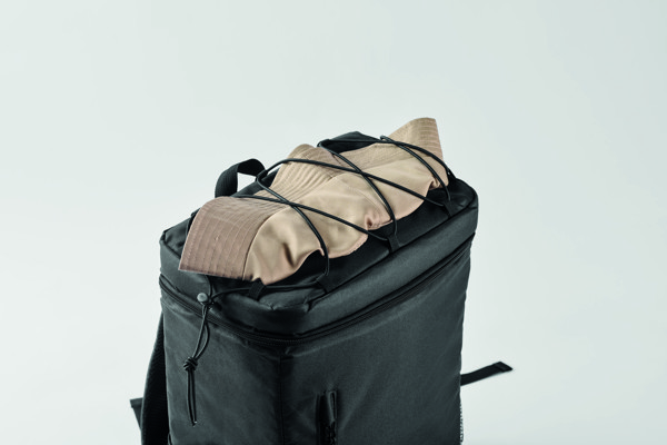 Cooler backpack in 600D RPET Mafrio - Black