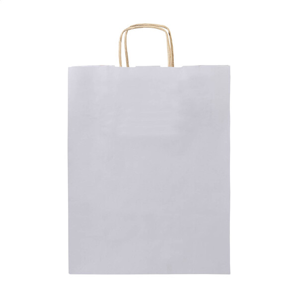 Paper Gift Bag Papbag M, Medium - White
