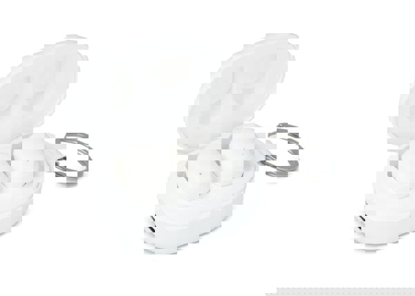 Mini Wireless Earbuds Keychain size - White