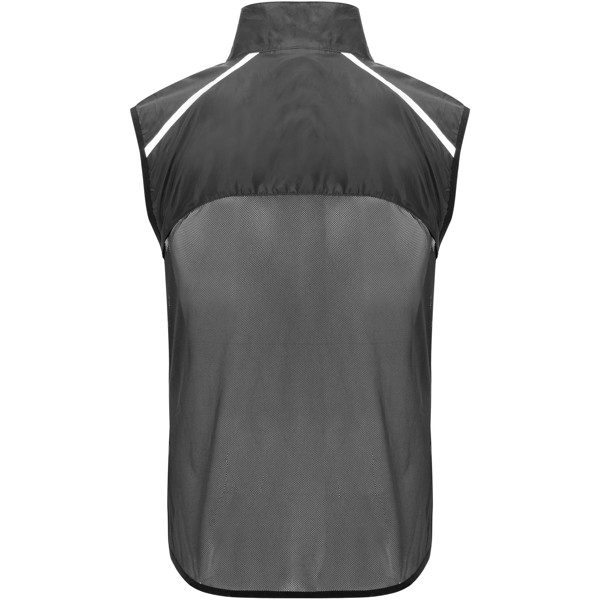 Bodywarmer de course Jannu léger unisexe - Noir / S