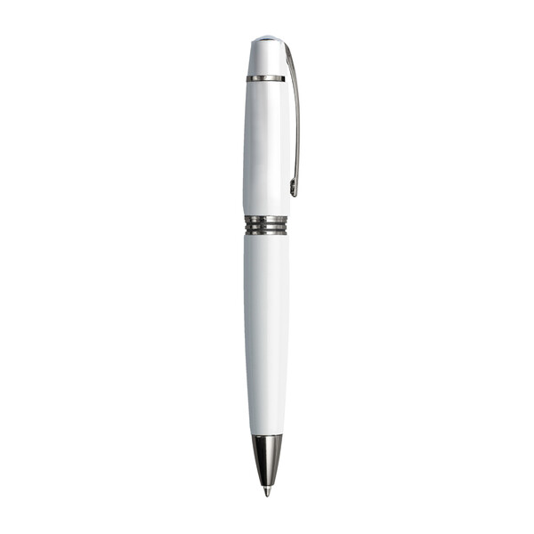Stylo à bille VANCOUVER - blanc éclatant