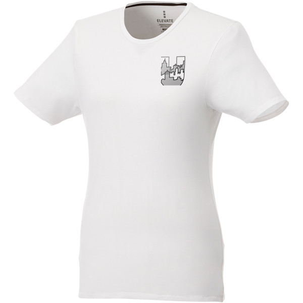 T-shirt bio manches courtes femme Balfour - Blanc / L