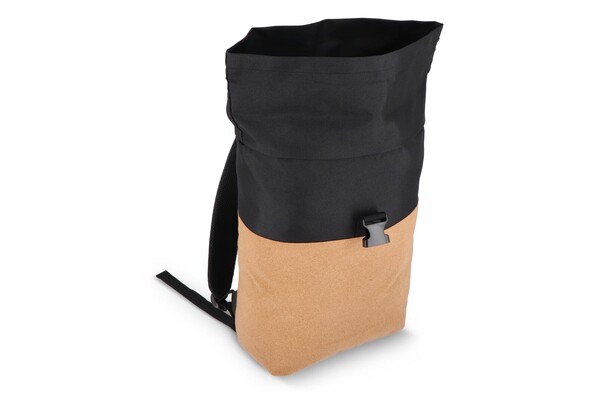 Sac à dos à roulettes en liège et R-PET 18L