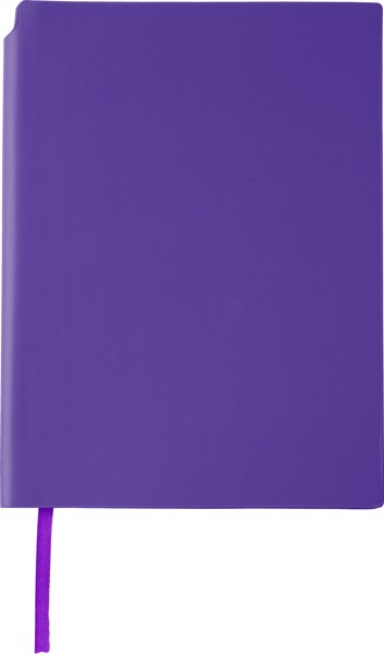 A5 Notebook with pen holder - Purple