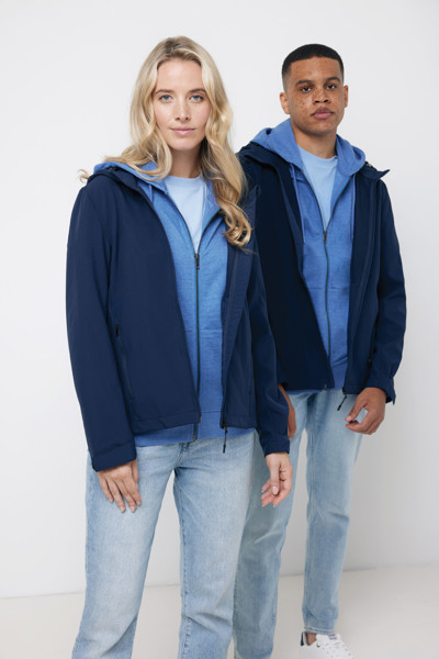 Ženska soft shell jakna Iqoniq Makalu, 300 g/m² - Mornarica / M