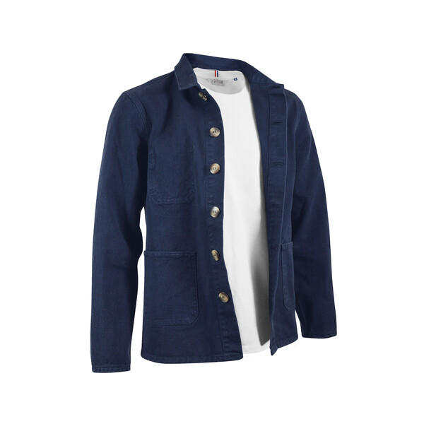 Veste worker coton 355g MARIUS - bleu marine / XS