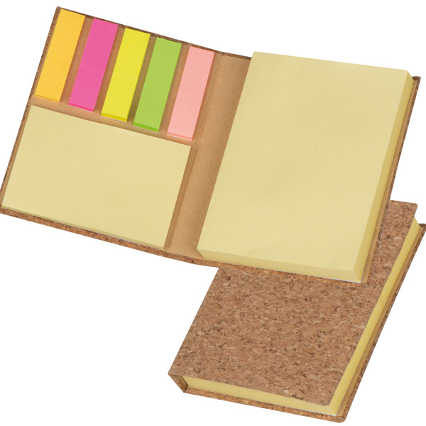 LORETTA Korkový poznámkový blok - Beige