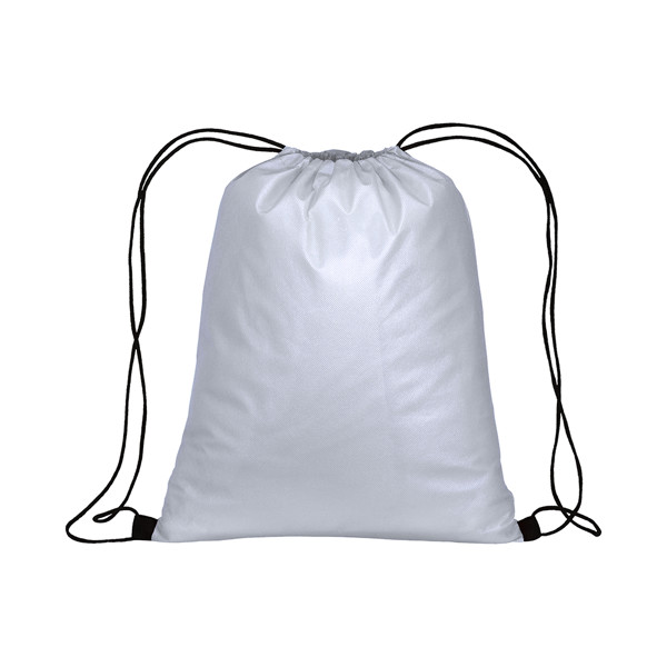 Non Woven Drawstring Backpack - White