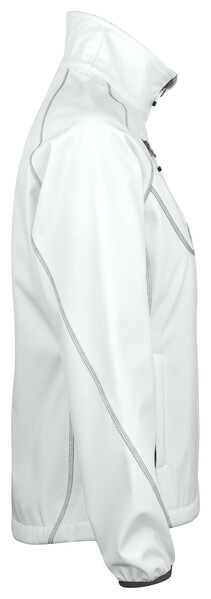 2423 softshelljacket lady white XXL
