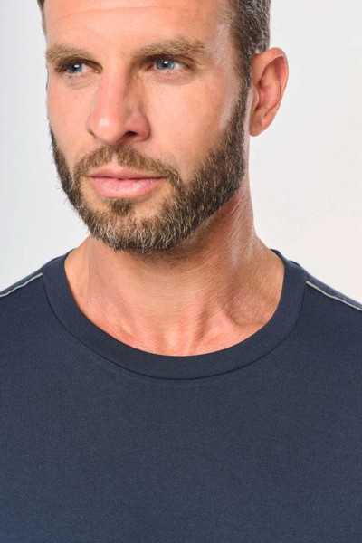 Men's Short-Sleeved Daytoday T-Shirt - Navy / Silver / L