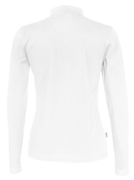 Cottover Gots Pique Long Sleeve Lady white L