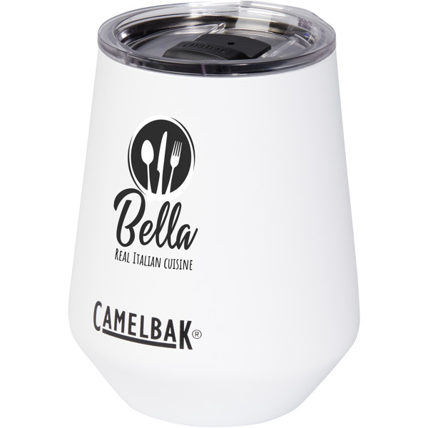 Copo térmico de vinho de 350ml com isolamento a vácuo "CamelBak® Horizon" - Branco
