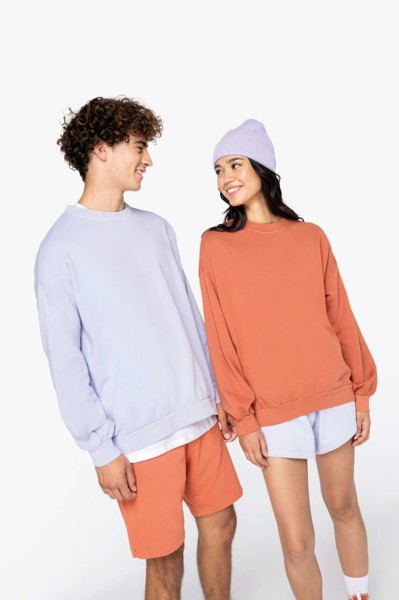 UNISEX PREVELIRANA TERRY280 MAJICA SVEŽA - Washed Crna / XS