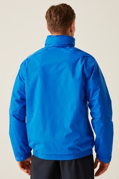 Dover Fleece Lined Bomber Jacket - Otter / Black / 4XL