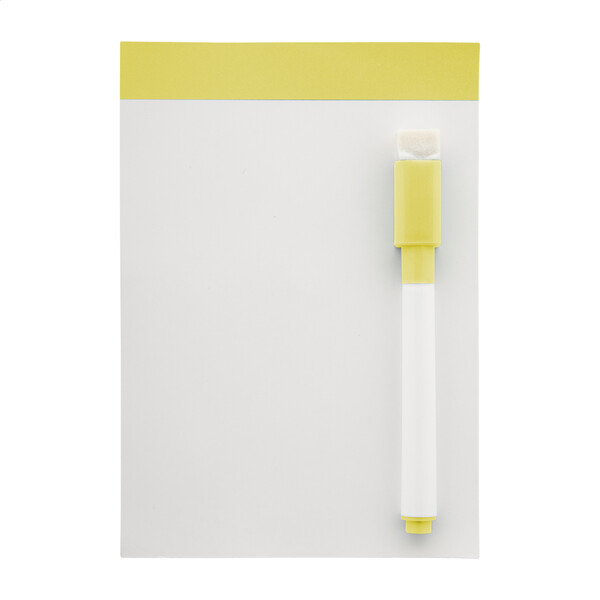 Ardoise magnétique Mafri - Jaune / Blanc