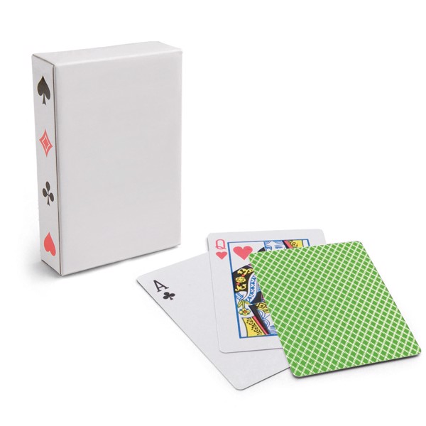 CARTES. Pack of 54 cards - Light Green