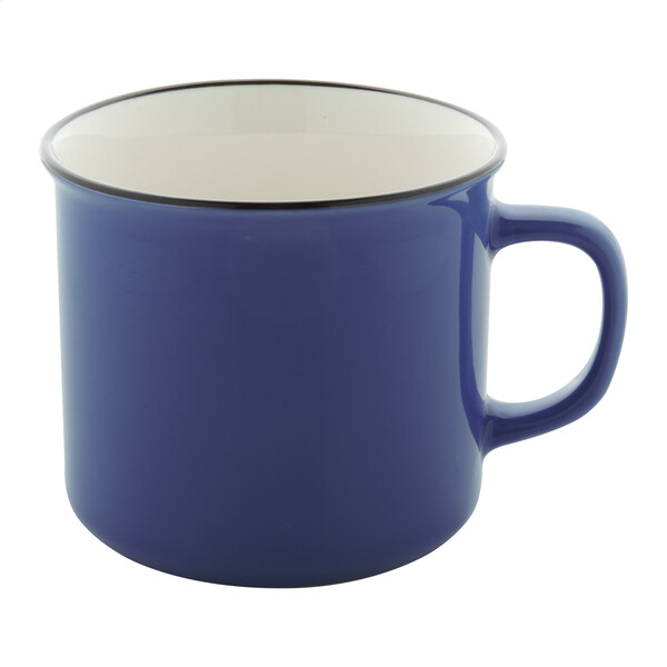Mug Vintage Woodstock - Bleu / Blanc