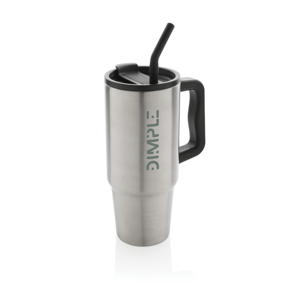 Mug 900ml en acier inoxydable recyclé Embrace RCS - Argent