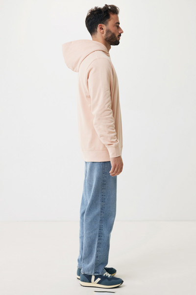 Iqoniq Yengo recycled cotton hoodie with sidepockets - Peach Nectar / L