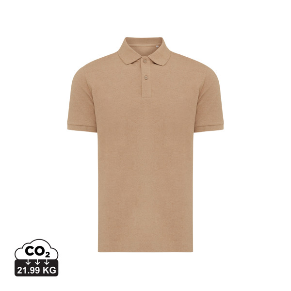 Iqoniq Yosemite polo από ανακυκλωμένο βαμβάκι - Heather Brown / 4XL