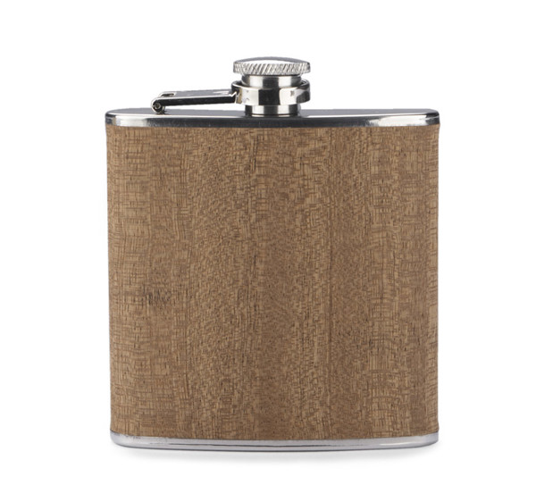 Hip flask RIDLEY 200 ml - brown