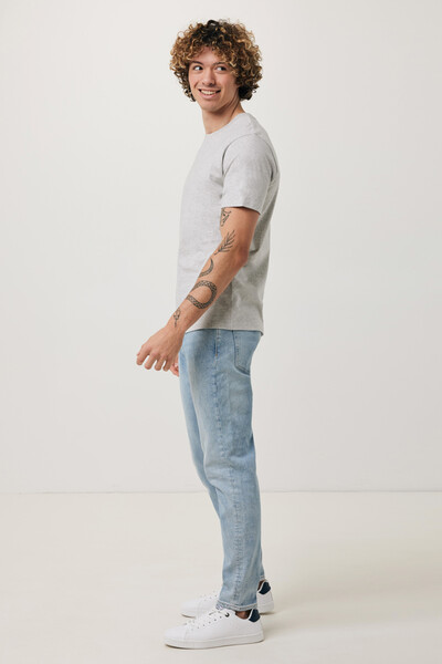 Tričko Iqoniq Brett z recykl. bavlny - Light Heather Grey / L