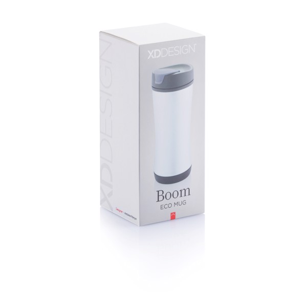 Boom eco mug - Black / Grey
