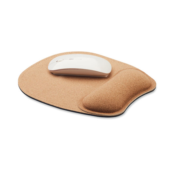 Marbo ergonomic mouse pad,cork,anti-slip base