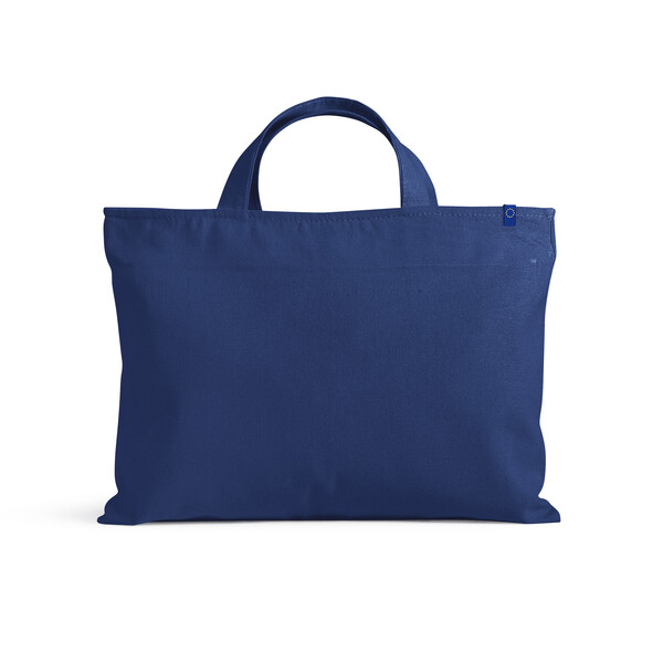 Besace coton bio 220g EUROBIZZ - bleu