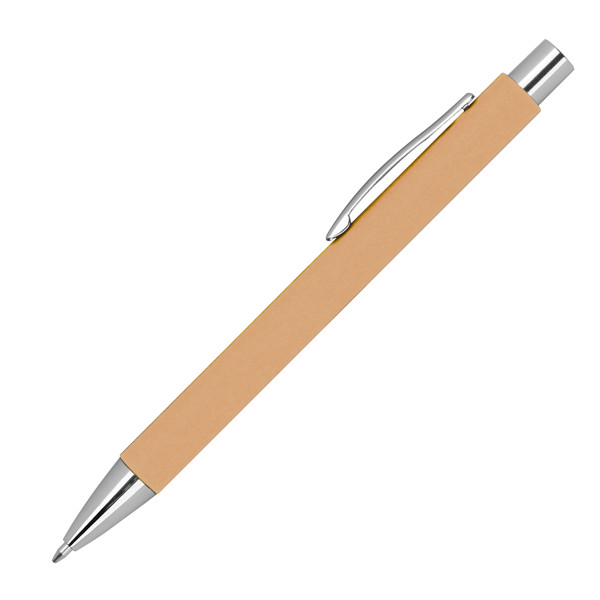 PAOLA Papierové guľôčkové pero - Beige
