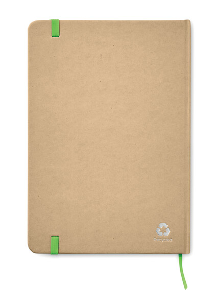 Carnet A5 en carton recyclé Everwrite - lime