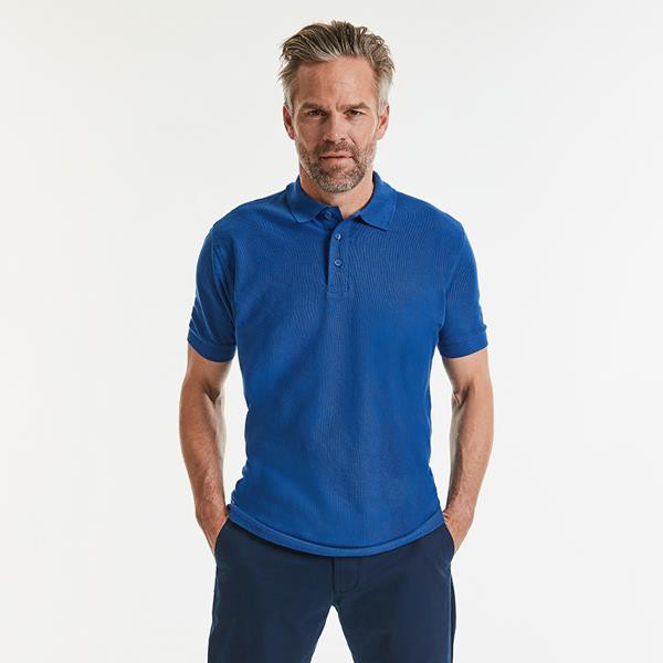 Polo Algodão Superior De Homem - Cinza Escuro / S